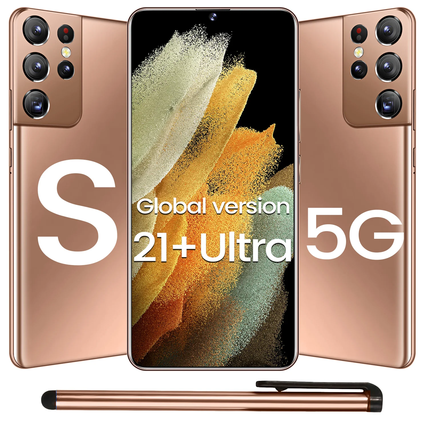 

Unlocked Galaxy S21+ Ultra 6.7 Inch Cellphone Global Version 16+512G 6800mAh Android 10 Support Google 4G 5G Smartphone