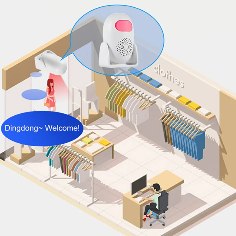 Детектор движения KERUI PIR детектор охранной сигнализации Противоугонный датчик