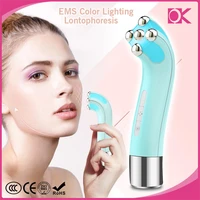 handheld ems rf beauty led high frequency vibration ultrasonic face massage machine face lift device electric facial massager
