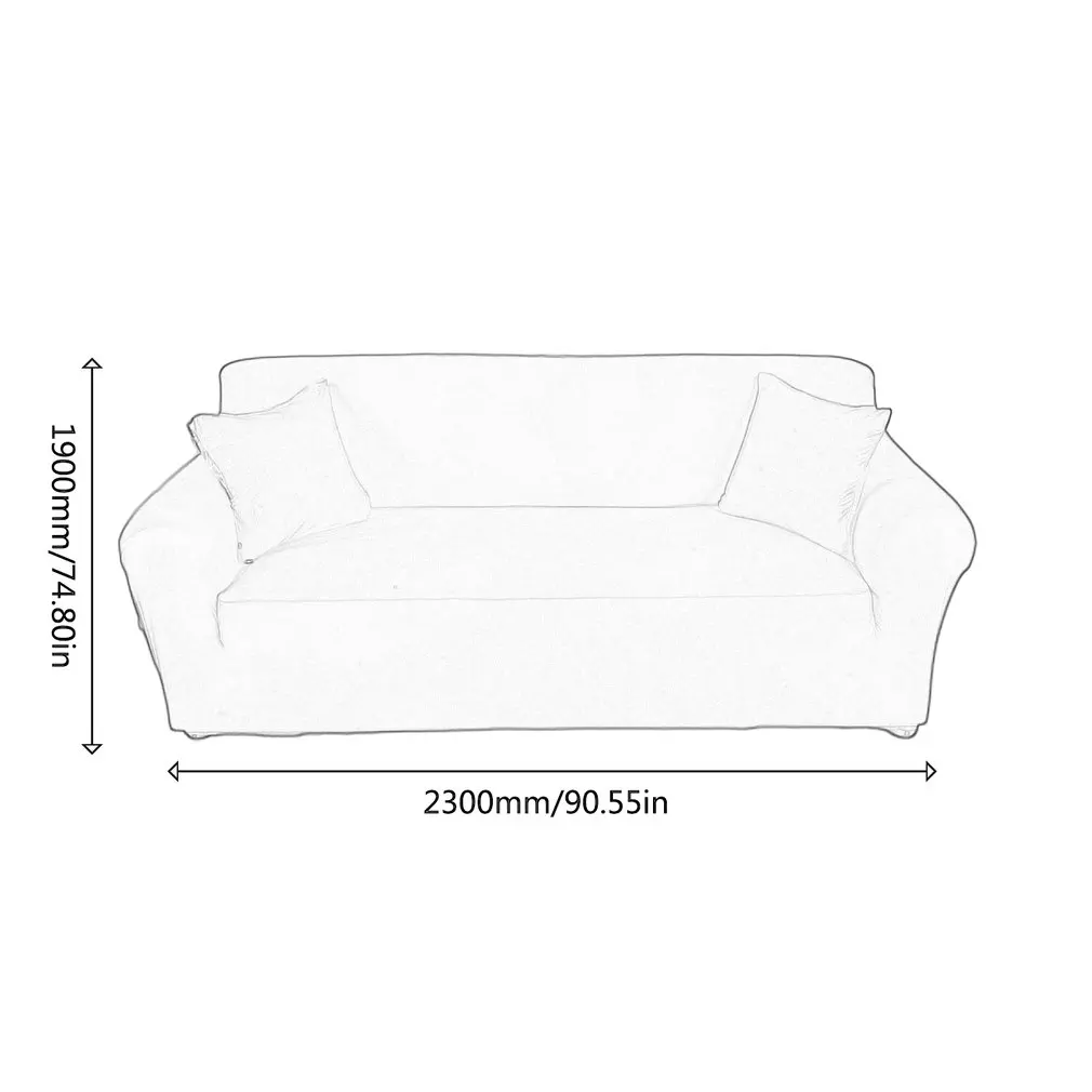 

High Quality Stretchable Elastic Sofa Covers for Living Room L Shape Sofa Cover for Corner Sofa 1/2/3Sectional Sofa Cover