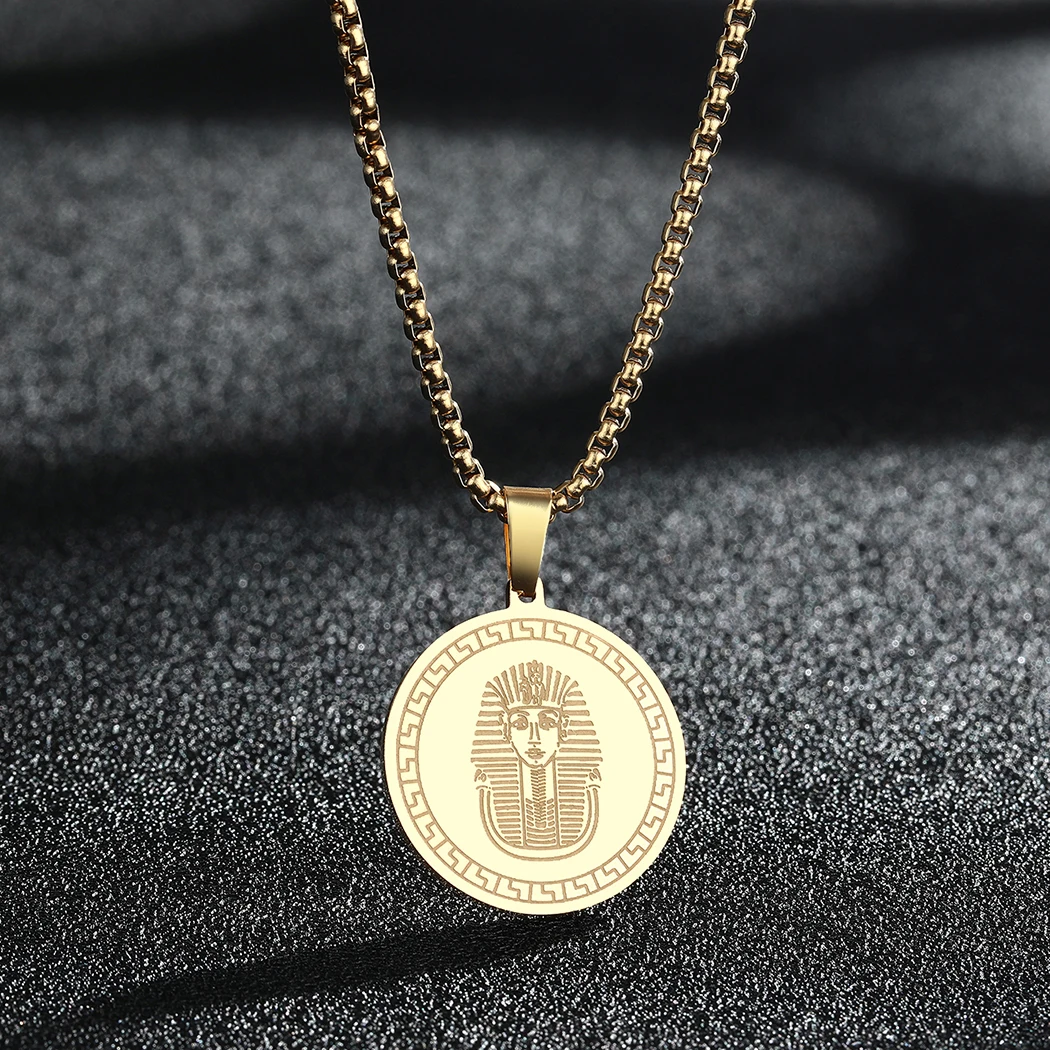 CHENGXU винтажное ожерелье с кулоном из Египта для мужчин и женщин Древняя