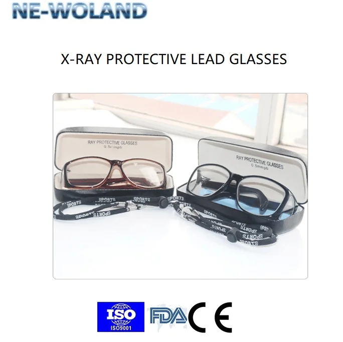 Genuine X-ray,gamma ray protection lead glasses,,0.5MMPB Front & side comprehensive protection for Radioactive workplace,lab etc