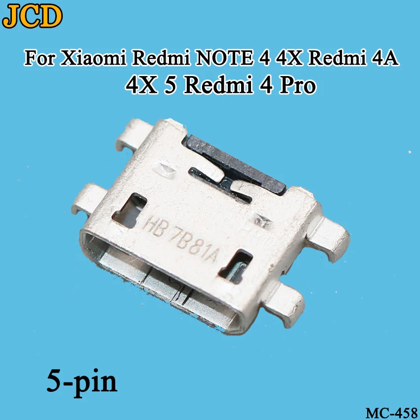 

JCD 10PCS/Lot For Xiaomi Redmi NOTE 4 4X Redmi 4A 4X 5 Redmi 4 Pro USB Charge Jack Port Plug Socket Charging Dock Connector