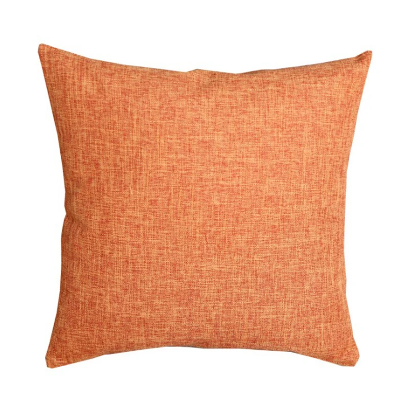 

Model room office chair thick linen plain sofa big pillow bedside cushion cover (pillow core not included)