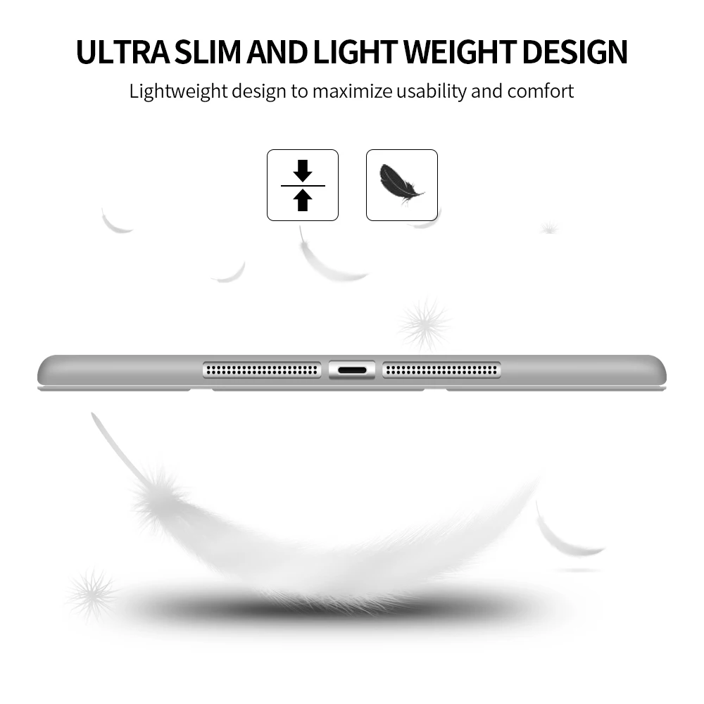 Чехол для iPad Air 1 из искусственной кожи силиконовый защитный чехол умный Apple ipad A1474
