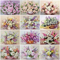 5d diamond painting flowers cross stitch kit full drill diamond embroidery mosaic daisy art picture home decoration gift