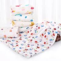 six layers of gauze cartoon kawaii blanket newborn accessories baby receiving blankets infant throw blanket manta bebe
