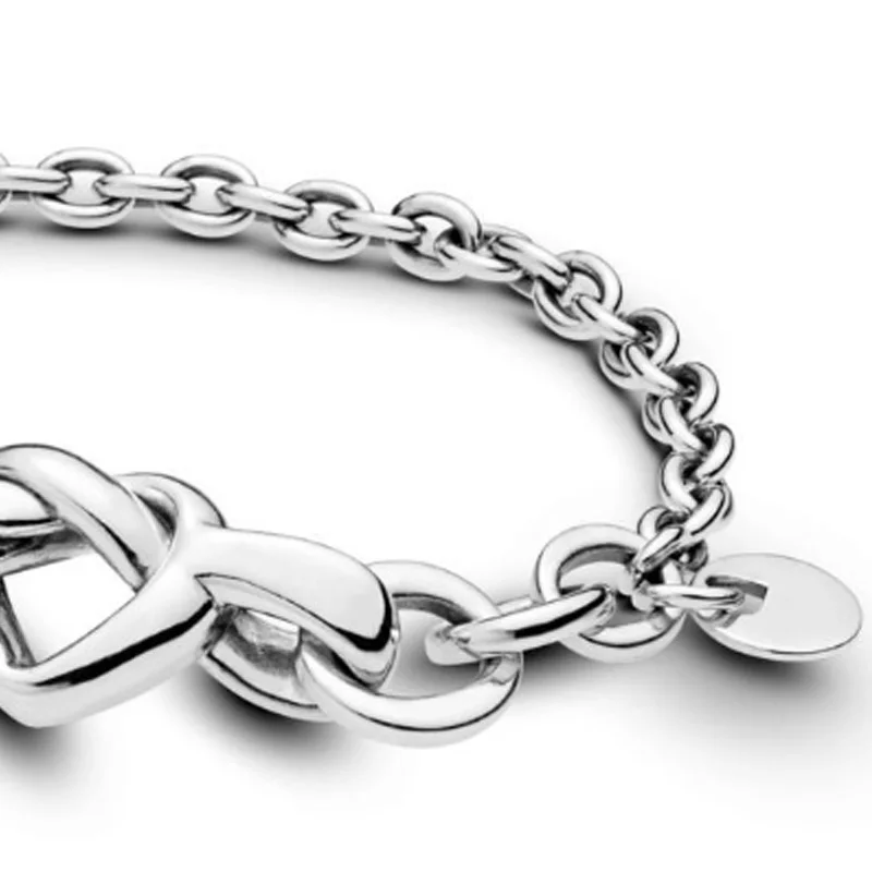 Браслет с завязанным сердцем и Т-образной застежкой | Украшения аксессуары