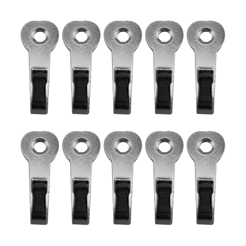 

10Pcs/lot Key Hooks Hangers Black Wall Hooks Rustic Key Coat Bag Hat Hanger Rustic Clothes Hooks Wall Hanging Cloth Hanger