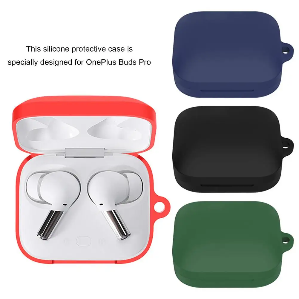 

Силиконовый чехол для OnePlus Buds Pro, защитный чехол для наушников