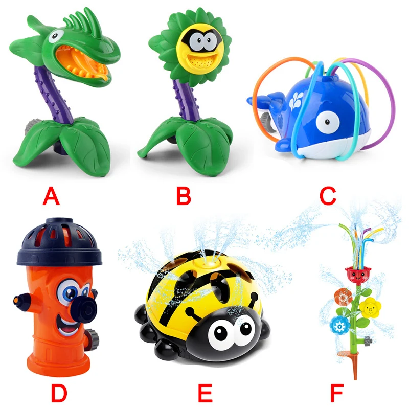 

Hot Water Sprinkler for Kids Rotatable Water Splash Spray Toy for Summer Lawn Yard Outdoor Games DO2
