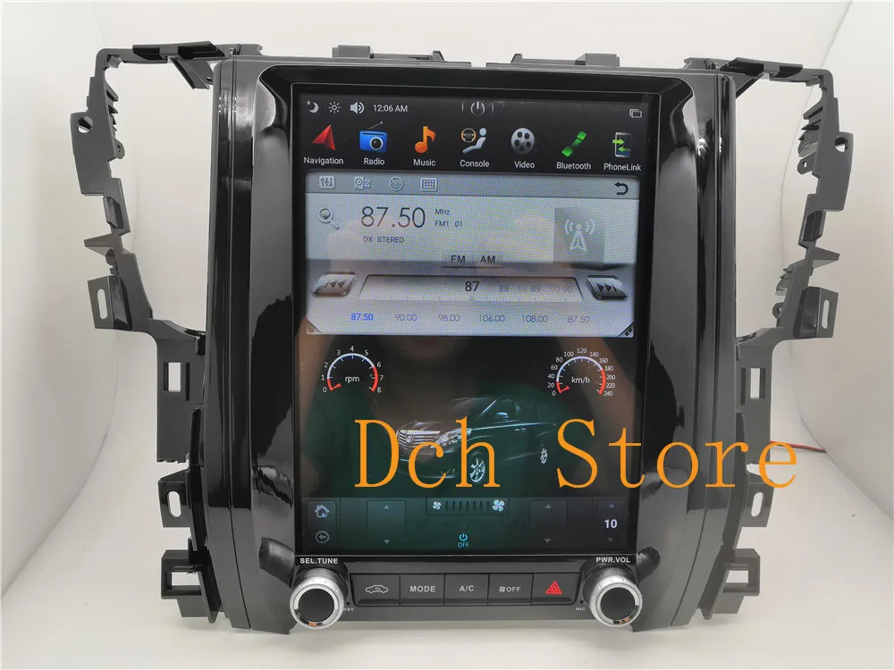 12 1 ''вертикальный tesla стиль Android 9 0 автомобильный DVD плеер GPS навигация для Toyota