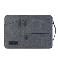 2019 Multi Pockets Bag for MacBook Pro 13 15 Case for Xiaomi Air 13 Waterproof Notebook Cover For Lenovo 14 for MacBook Air 13
