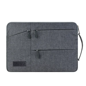 2019 multi pockets bag for macbook pro 13 15 case for xiaomi air 13 waterproof notebook cover for lenovo 14 for macbook air 13 free global shipping