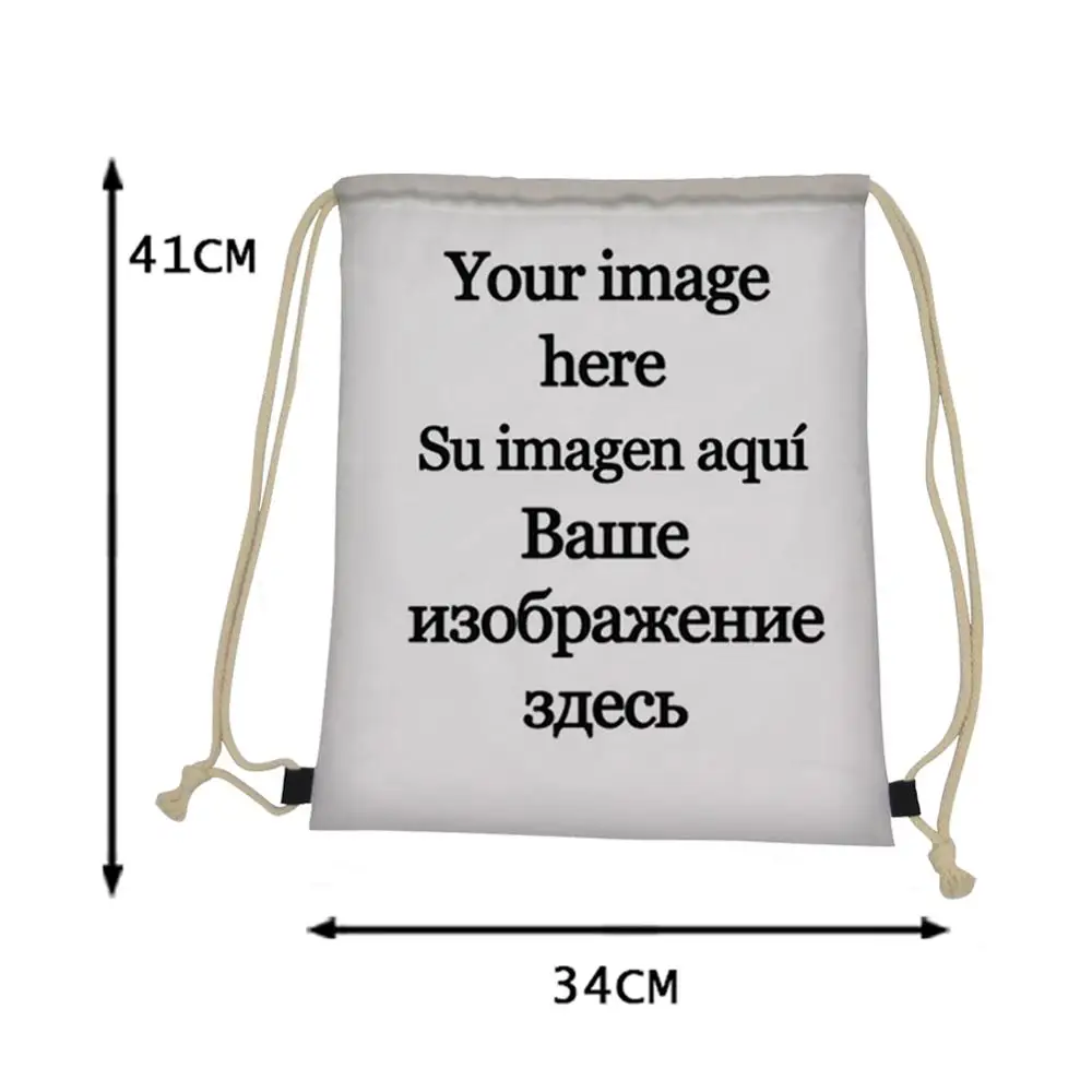 Рюкзак женский на шнурке с 3D-принтом в виде слона | Багаж и сумки