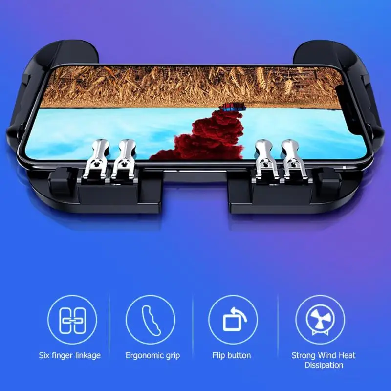 Игровой контроллер H9 джойстик для геймеров Android геймпад L1R1 iPhone Xiaomi охлаждающий