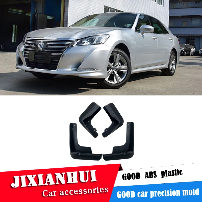 Брызговики для Toyota CROWM 2015 2019 передние с цветным и задним клапаном|Грязезащита| |