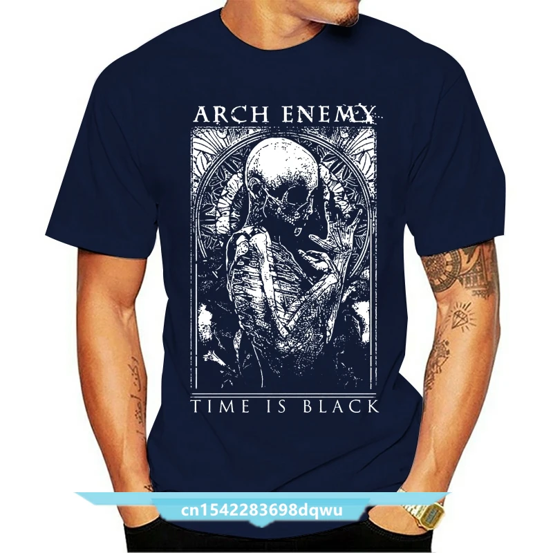 

Arch Enemy Time Is Black Shirt S M L XL XXL 3xl Official Metal T-Shirt T Shirts New Design Style New Fashion Short Sleeve