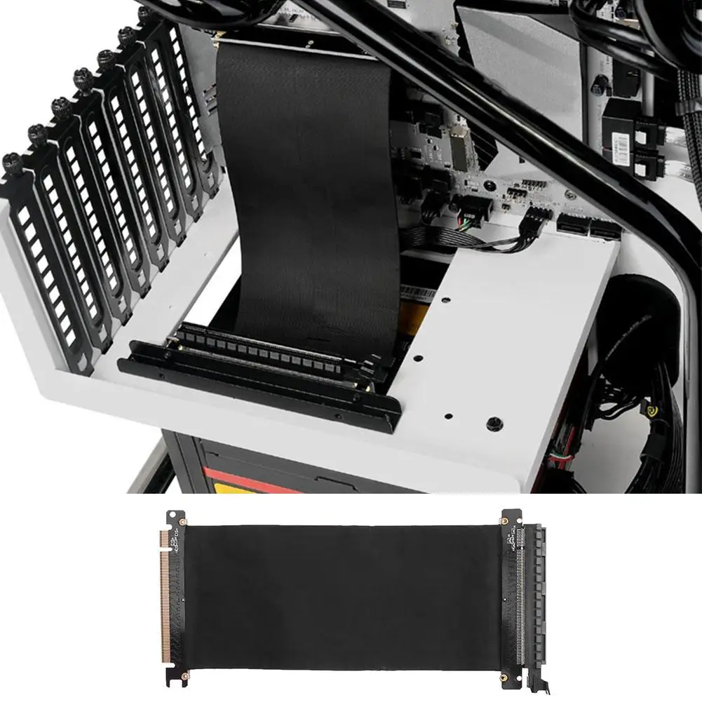 ALLOYSEED PCI Express X16 переходная карта высокоскоростной PCIE 16x гибкий кабель удлинитель