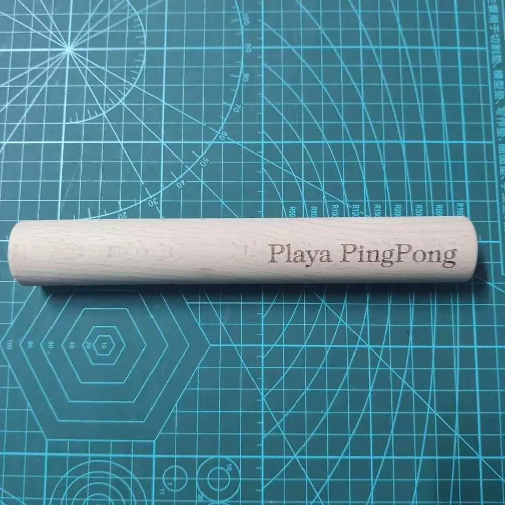 Camphor wood Playa PingPong Professional Woods Table Tennis Rubber Roller for Assembling Ping Pong Bat Table Tennis Racket Accessories Tools - Цвет: Camphor wood