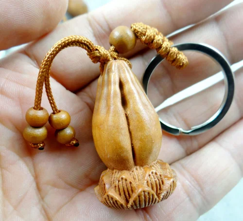 Оптовая продажа цепочка для ключей из красного дерева с трехмерной гравировкой