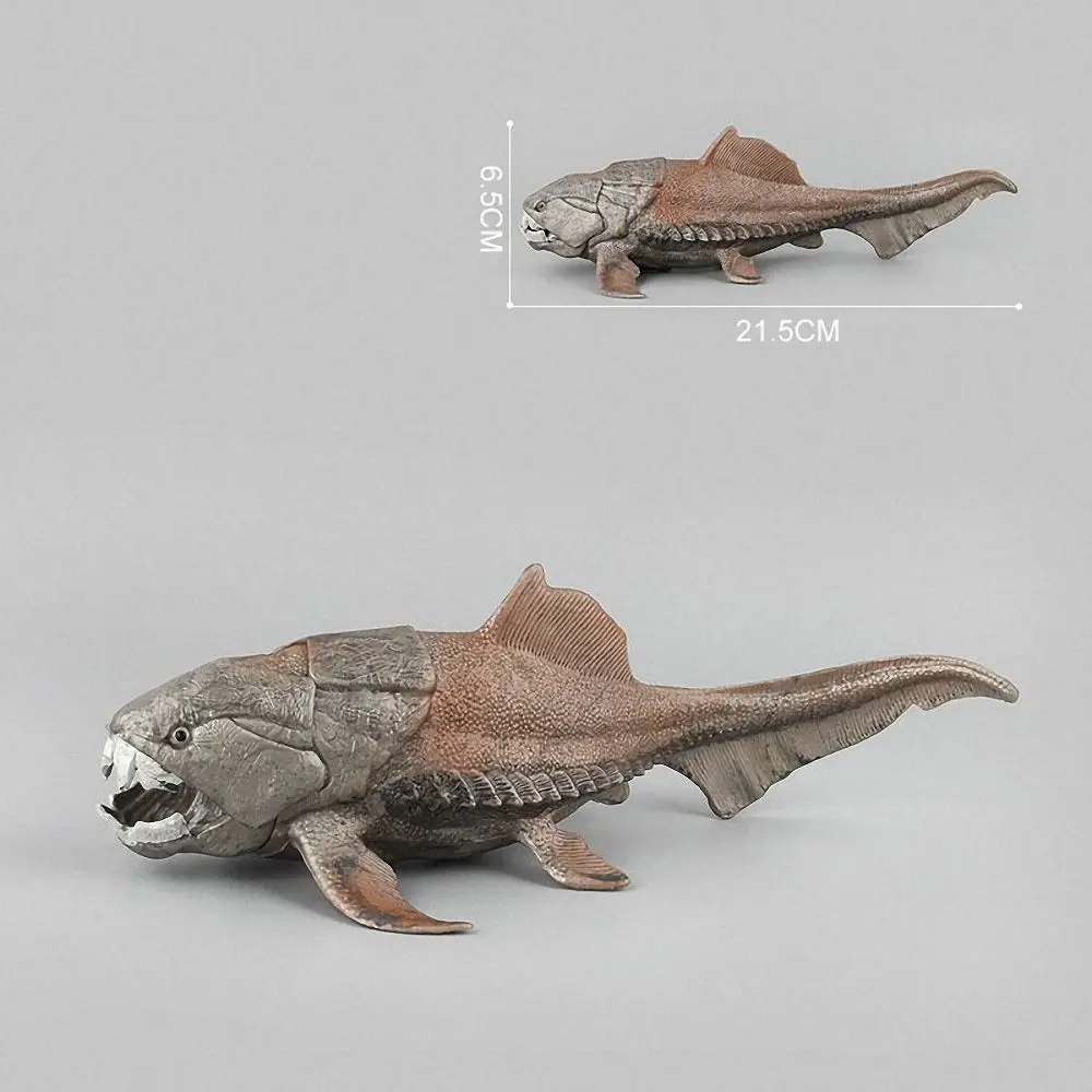 

21cm Plastic Dinosaur Animal Figure Dunkleosteus Dinosaurs Fish Model Decoration Action Figure Collectible Toys Educational Toy