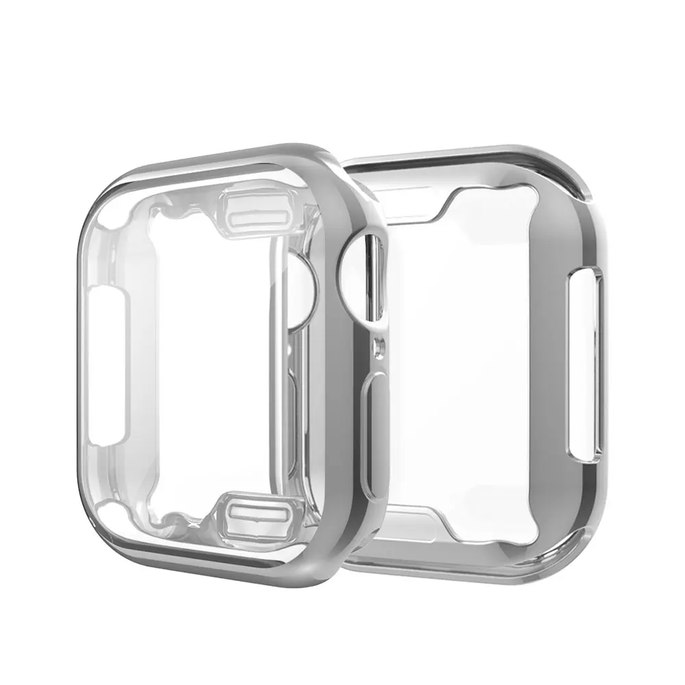 Ультратонкий чехол ProBefit 360 для Apple Watch 5 4 40 мм 44 мягкий прозрачный ТПУ защитный