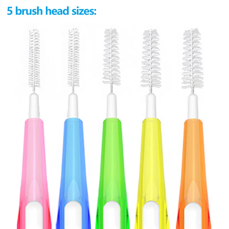 60 шт. I-образная межзубная щетка для чистки зубов