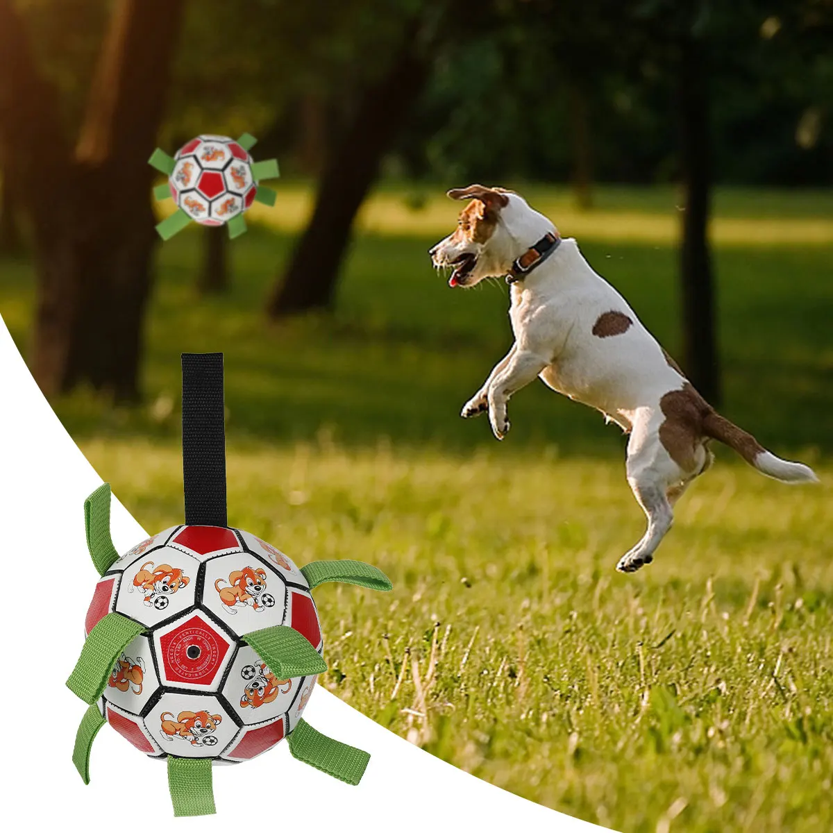 

Мяч для собачьего футбола снимает беспокойство собаки оторвать дом для дома и улицы сад игра собака мяч футбол игрушки интерактивные