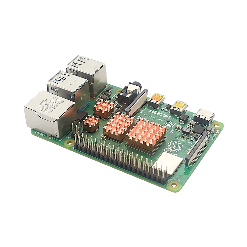 Raspberry Pi 4 Модель B радиатор металлический медный радиатор пассивная охлаждающая подставка теплоотвод радиатор для Raspberry Pi 4
