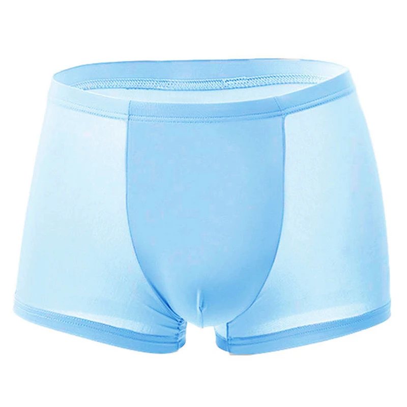

Good Healthy Men Ice Silks Breathable Underwear Seamless Quick Dry Briefs Shorts Trunks Underpants