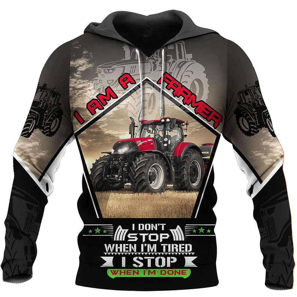 

Fashion Men Clothes I Am A Farmer 3D All Over Printed Casual Hoodie Unisex Jackets LJ-02