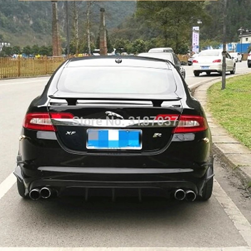 Для Jaguar XF 2012 2013 2014 2015 ABS пластиковый Неокрашенный чехол для багажника