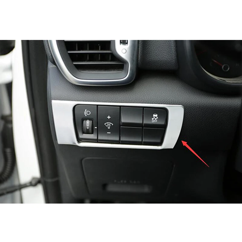 Аксессуары из нержавеющей стали для KIA Sportage 4 QL KX5 2016 2017 2018 автомобильные фары