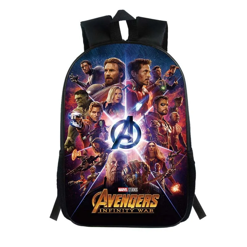 14 Школьный рюкзак для мальчиков, Мстители Marvel, эндгейм, 3D рюкзак, Детский рюкзак, школьная сумка, подростковые детские модные сумки для малышей - Цвет: 14
