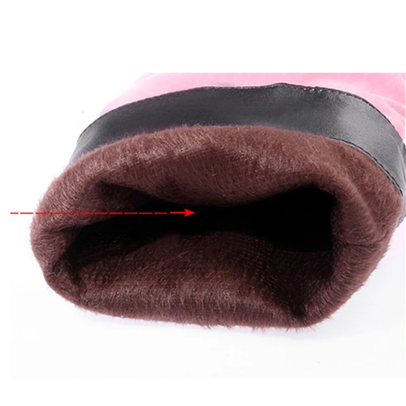 Женские ботинки большие размеры однотонные в стиле ретро Bota Feminina Cano Longo коллекция