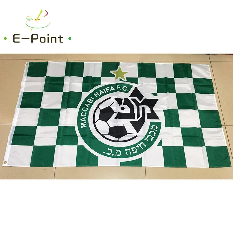 Israel Maccabi Haifa FC 3 фута* 5 футов(90*150 см) размер рождественские украшения для домашнего флага баннер Тип подарки