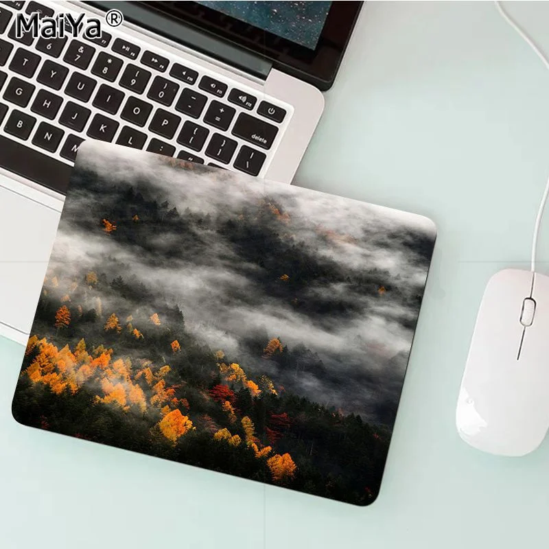

MaiYa Boy Gift Pad Forest Lake Scenery Gamer Speed Mice Retail Small Rubber Mousepad Top Selling Wholesale Gaming Pad mouse