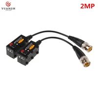 10 pairs cctv twisted bnc 1channel passive tvi cvi ahd video balun transceiver coax cat5 camera utp cable coaxial adapter
