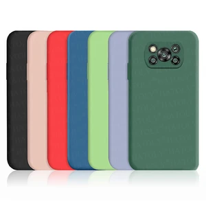For Xiaomi Poco X3 Pro Case Cover Poco F3 X3 M3 M4 Pro 5G Liquid
Silicon TPU Shockproof Bumper Protective Phone Case Poco X3 NFC