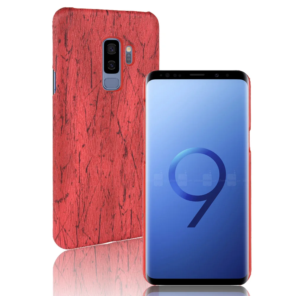 10 шт./лот кожи в ретро стиле с изображением деревянного зерна Пластик задняя