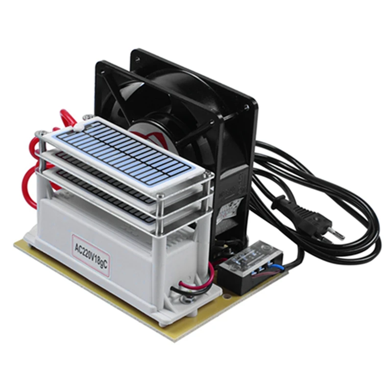 Satin Al Ozon O3 Jeneratörü Hava Su Arıtıcısı 3 Kat Nem Geçirmez Fan Ile Ozonizer Arıtma Ozon Machine-18G/H, Ab Tak