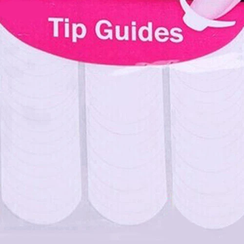 18 упаковок французский трафарет для дизайна ногтей форма бахрома руководство