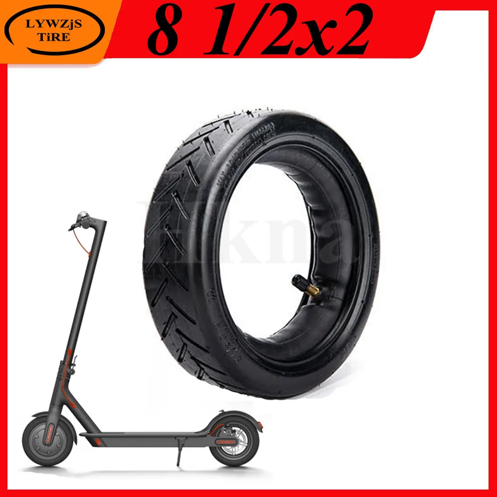 8 1/2x2  Inflatable Tires for Xiaomi Mijia M365 Electric Scooter Tire 8.5x2 Outer Tube Tyre Replace Inner Camera