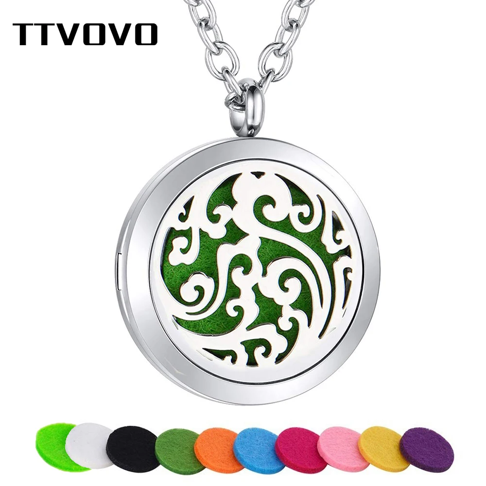 TTVOVO ароматерапия эфирное масло диффузор ожерелье для женщин и мужчин облако из нержавеющей стали аромат медальона терапия духи ювелирные изделия