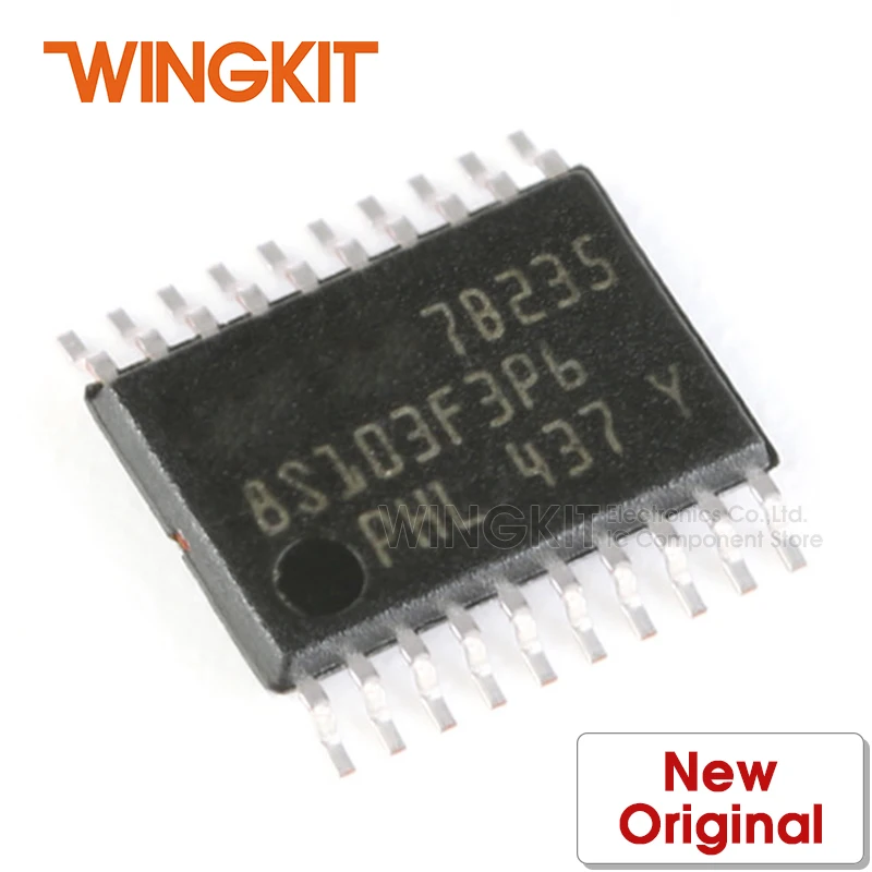 5 шт. STM8S103F3P6TR TSSOP20 STM8S103F3P6 STM8S103F3 STM8S103 / 8S103F3P6 TSSOP 20 8 битный микроконтроллер