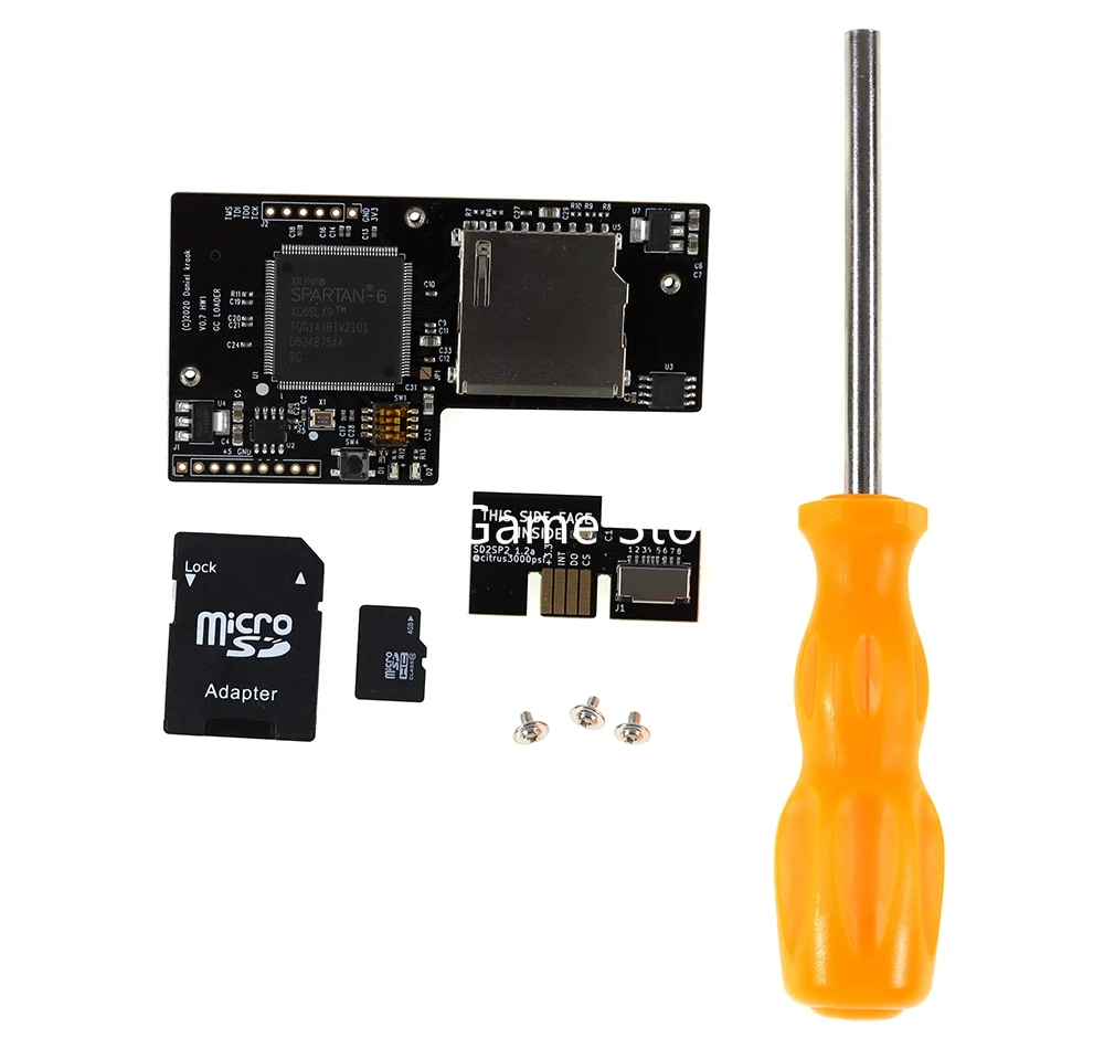 Для NGC плата оптического привода Micro SD Mini DVD для Gamecube погрузчик Lite SD2SP2 адаптер TF