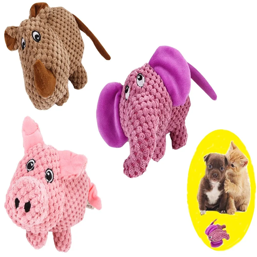 

Игрушки для домашних животных, для собак Симпатичные в форме животных игрушки собака кошка плюшевый писк звук собаки игрушки Смешные высок...