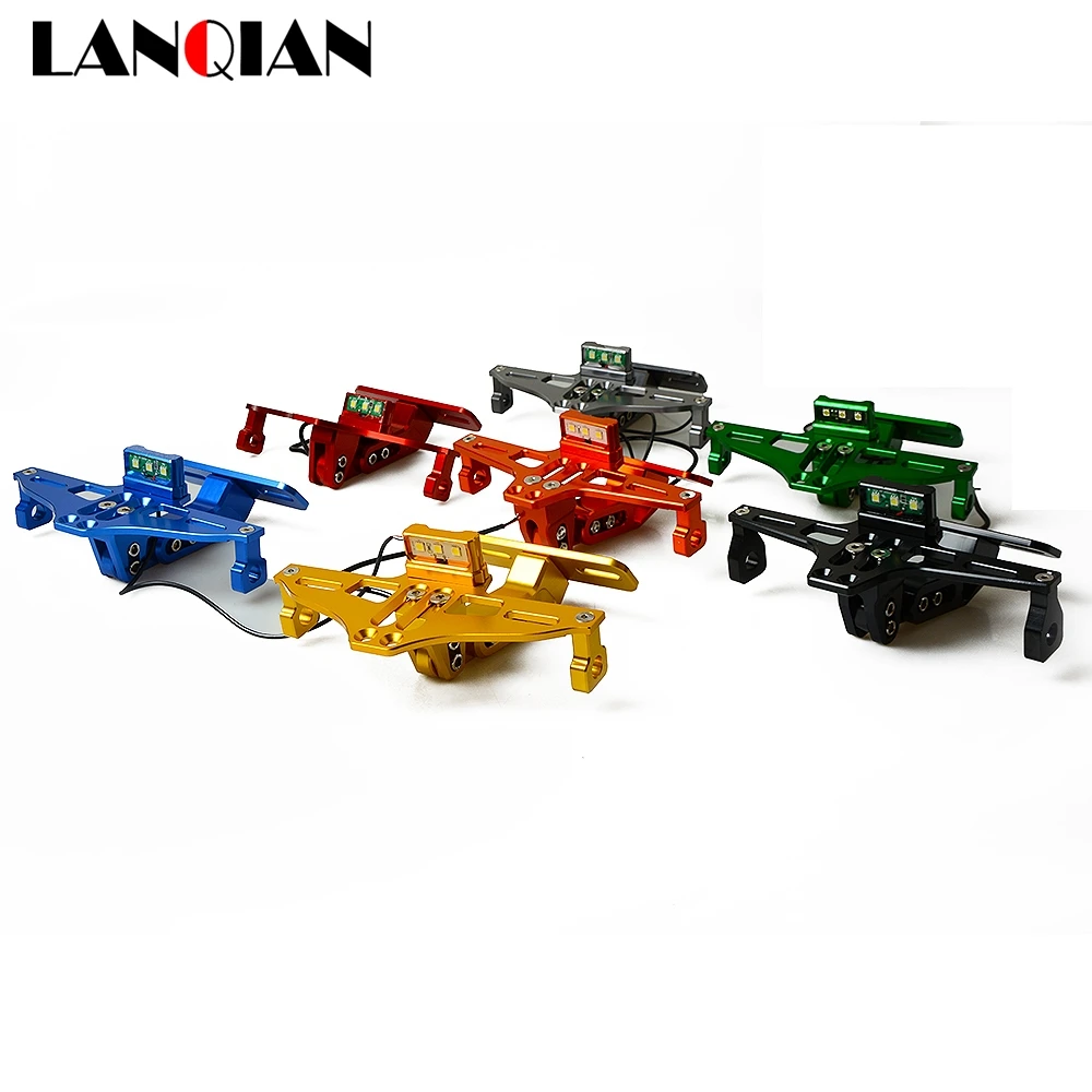 Алюминиевый держатель кронштейна номерного знака для мотоцикла Honda CBR600RR CBR 600RR 600