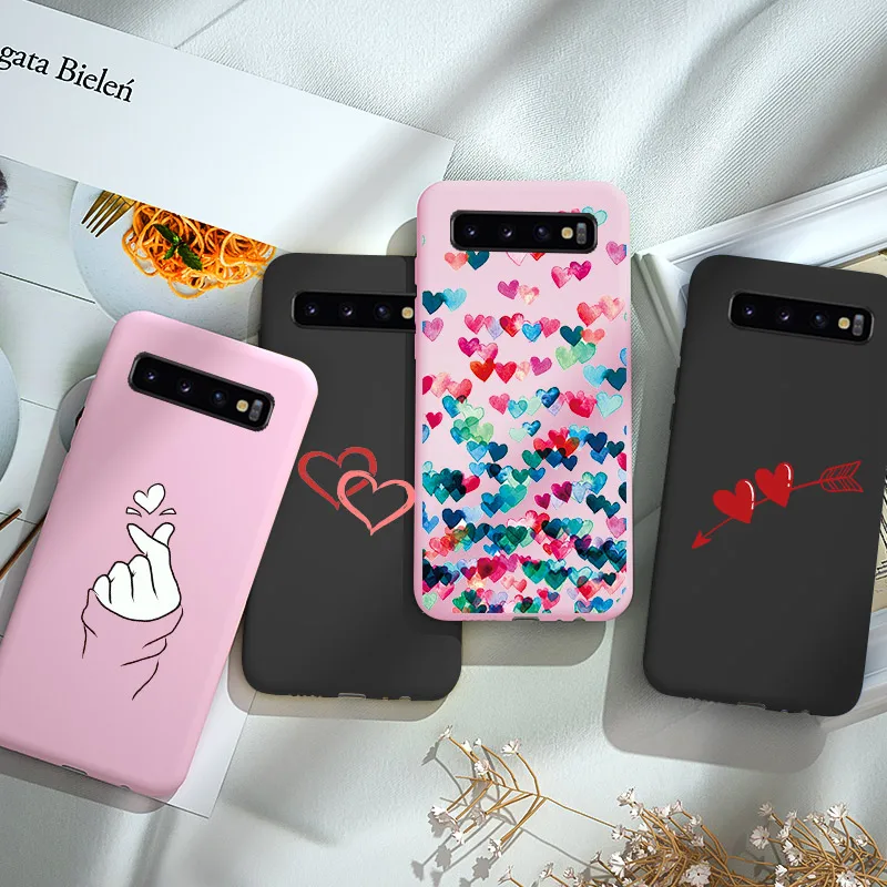 Конфетного цвета мягкий чехол для Samsung Galaxy S10 плюс S10E Lite S9 + S8 S20 ультра EF телефона с